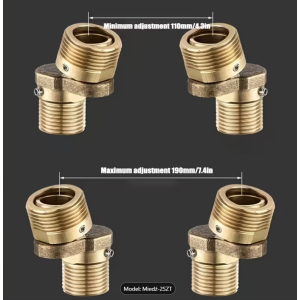 Zestaw adapterów do baterii ściennej - rotacyjny